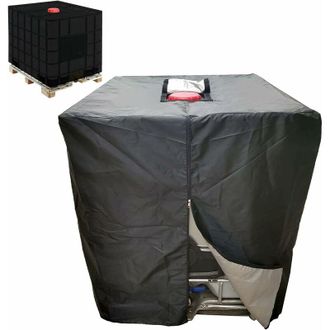 OEM Funda Para Dep&oacute;sito De Agua De 1000 Litros, Funda Para Contenedor De Agua De Lluvia Con Cremallera, Resistente Al Viento, A Los Rayos Uv Y A Los Desga