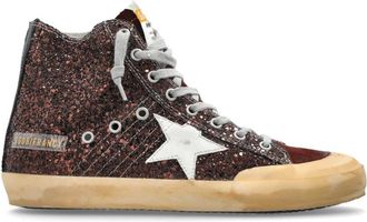 Golden Goose Sneakers, female, Brown, Size: 6 US Francy Penstar Classic