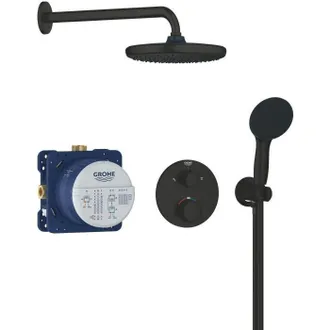 GROHE Vitalio Start Columna De Ducha Termost&aacute;tica Empotrable Negro - Grohe