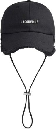 Jacquemus La Casquette Artichaut Hat - Heren - Petten - Zwart - 58 CM - Katoen - Accessoires