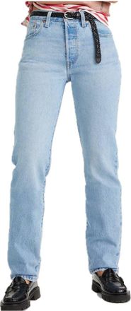 Levi's Womens Levis 501 Jeans Wmns in Around Here - Blue - Size 24W/32L