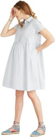 Hatch The Paloma Dress - Maternity In Blue