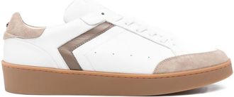 Canali suede sneakers - White