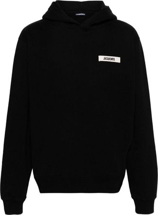 Jacquemus Hooded Sweater with Logo Patch