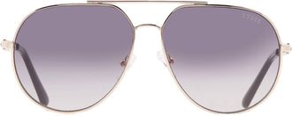 Guess Smoke Gradient Pilot Ladies Sunglasses GF6195 32B 56