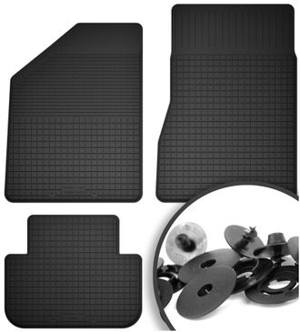 OEM Alfombrillas De Goma + Topes Para: Renault Grand Scenic Iii De 7 Plazas (2009-2015)