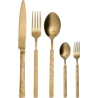 Beliani Cuberter&iacute;a Moderna De 30 Piezas Para Cualquier Ocasi&oacute;n Cuchillo Tenedor Cuchara Cucharilla Tenedor Para Pasteles Acero Inoxidable Plateado Farfalle