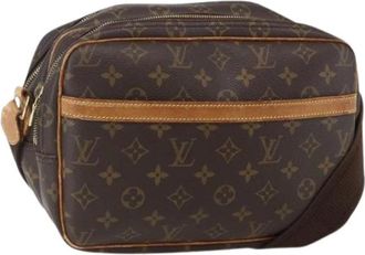 Louis Vuitton Pre-owned Cross Body Bags, female, Brown, Size: ONE SIZE Pre-owned Vintage Canvas Cross Body Bag