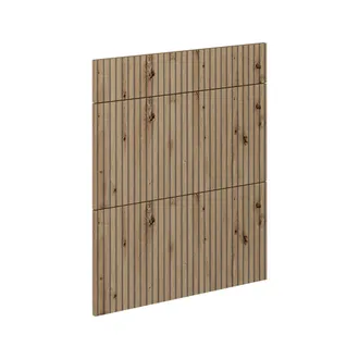 Vicco Frontale Cucina R-line, Rovere Artigianale, 59.6 X 70.4 Cm Frontale Del Mobile Per Mobile Base Con Cassetti, Vicco