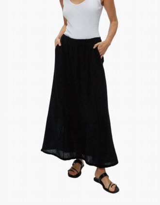 Michael Stars Phoebe Maxi Skirt In Black