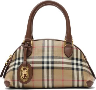 Burberry Mini Primrose Tote Bag - Dames - Handtassen - Beige - ONE Size - Katoen - Tassen