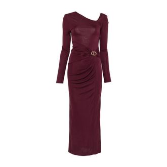 Twinset Party Dresses, female, Purple, Size: S Purple Dress Set