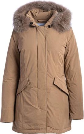 Woolrich Casual-Sportief Winddicht Winterjack - Dames - Winterjassen - Bruin - XL - Jassen