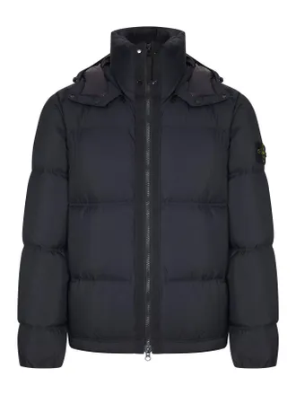 Stone Island TEAR-PROOF DOWN JACKET WITH DETACHABLE HOOD - Stone Island - Man