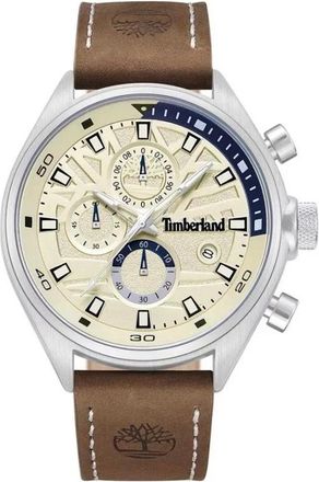 Timberland Dress Sport Chronograph Watch - Heren - Horloges - Bruin - ONE Size - Leer - Accessoires