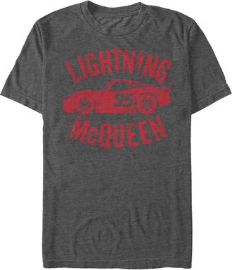 Cars Mens Cars Lightning McQueen Graphic T-Shirt in Charcoal Heather at Nordstrom, Size Xx-Large