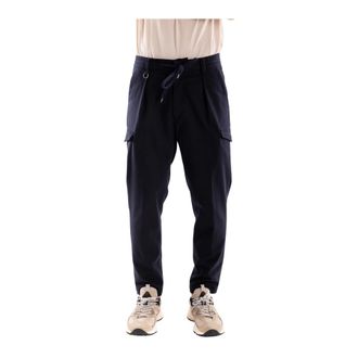 Paolo Pecora Hombre, Pantalones, Azul, Talla: L