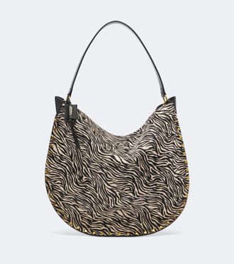 Isabel Marant Oskan Large calf hair shoulder bag