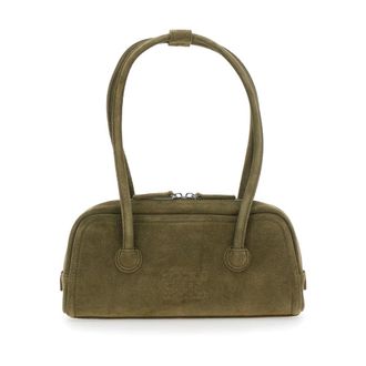 Marge Sherwood Dames, Tassen, Groen, Maat: ONE Size Leer
