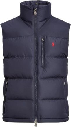 Ralph Lauren Mouwloze Puffer Jacket - Heren - Bodywarmers - Blauw - L - Polyester - Jassen