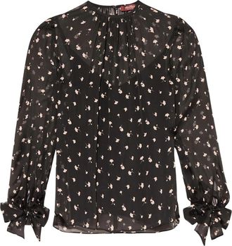 Max Mara Shirts - Dames - Blouses - Zwart - XS - Chiffon - Overhemden
