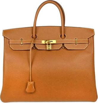 Hermès Borsa a mano Birkin 40 2001 - Marrone