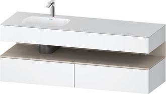 Duravit Qatego Lavabo Encastrado Con Base De Lavabo Consola, - Duravit