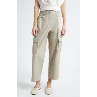 3.1 Phillip Lim Colorblock Crop Pants in Khaki-Birch at Nordstrom, Size 12