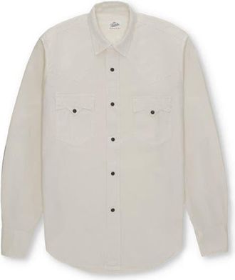 Fortela Kayace Texan Cotton Shirt in Khi at Nordstrom, Size Xx-Large Eu