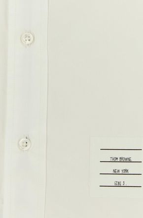 Thom Browne Straight Fit Miniround Collar S/Sshirt