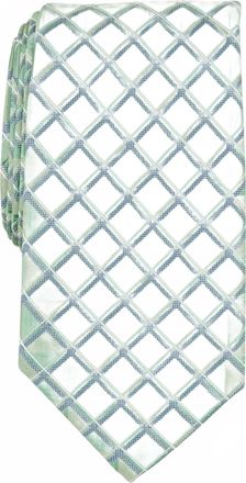 Perry Ellis Mens Karmen Grid Tie In Green