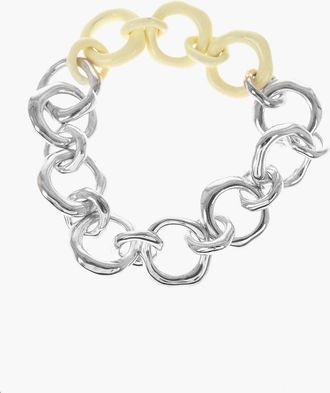 Jil Sander Enamelled Brass Chain Bracelet NEW LIGHTNESS Jil Sander