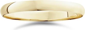 Pompeii3 3mm Dome High Polished Wedding Band 10K Yellow Gold Size Selectable