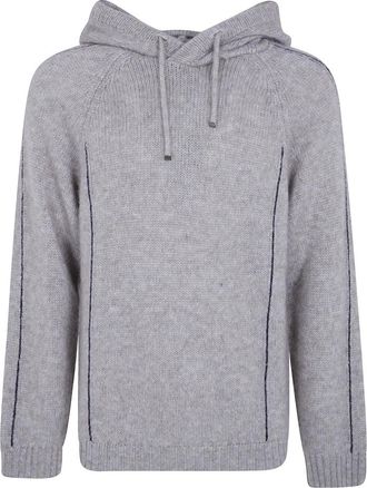 Giorgio Armani Hoodies - Heren - Hoodies - Grijs - M - Hoodies & sweatvesten