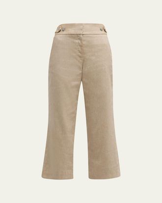 Veronica Beard Aubrie Linen Pants