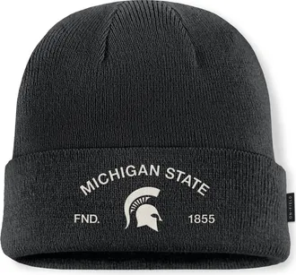 Nike Michigan State 2025 Military Appreciation Nike Mens College Cuffed Beanie in Black | NC3600AMST-6JR