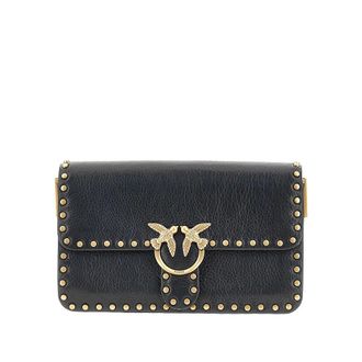 Pinko Bolso peque&ntilde;o Love One Slouchy con tachuelas - Bags - Mujer - Negro - ONE SIZE