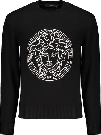 Versace Cotton Crew-neck Sweater