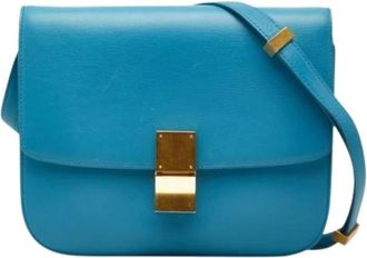 Celine Borsa a spalla vintage Pre-owned - - Pre-owned - Donna - Blu - ONE SIZE