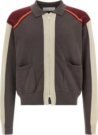 Kiko Kostadinov Munno Gebreide Cardigan - Heren - Vesten - Veelkleurig - M - Katoen - Truien & Vesten