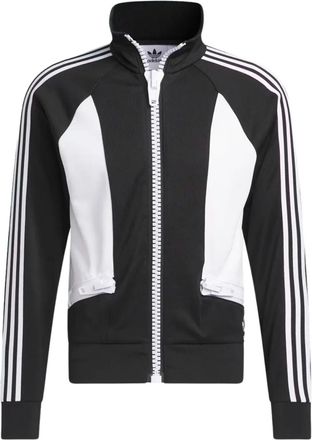 adidas x Jeremy Scott Pantaloni sportivi con zip oversize - Nero