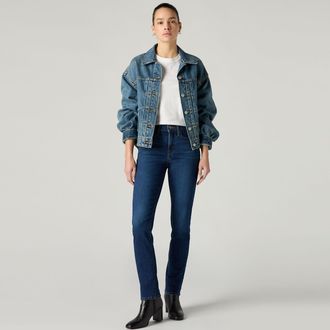 Levi's 312 Shaping Slim Jeans - Womens - 23X30 - Dark Wash / Double Doozy