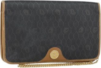 Dior Pre-owned Clutches, female, Black, Size: ONE SIZE Pre-owned Vintage honeycomb clutch