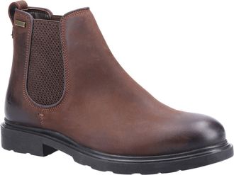 Hush Puppies Preston Chelsea Leather Mens Brown Boots - Size UK 6