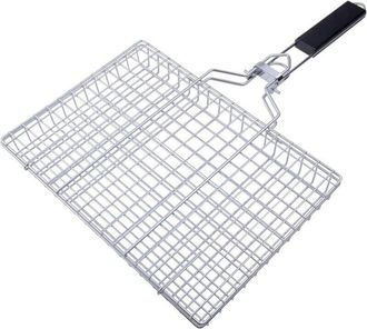 OEM Cesta Para Barbacoa - Acero Inoxidable 304 - 50 X 32 X 3 5 Cm - Para Verduras Carne Pescado - 1 Unidad
