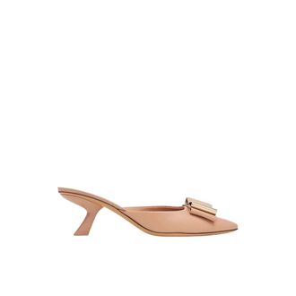 Ferragamo Lycia 55 Pumps - Dames - Muiltjes - Roze - 35 EU - Schoenen
