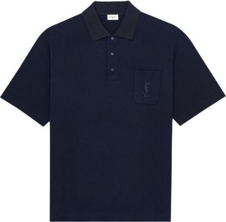 Saint Laurent Polo de algod&oacute;n Saint Laurent