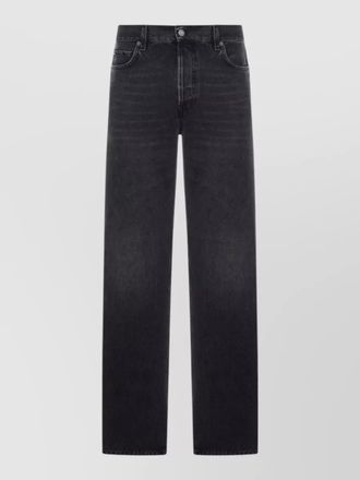 Haikure denim mid-rise straight-leg jeans