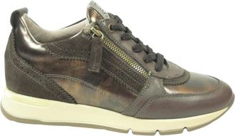 DL Sport 7116 Sneaker - Dames - Schoenen - Bruin - Maat: 39 EU Su&egrave;de