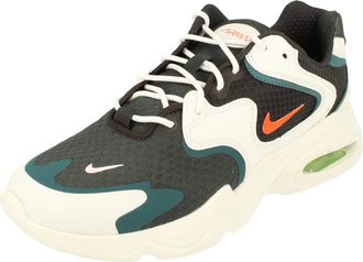 Nike Air Max 2X Mens Running Trainers CK2943 Sneakers Shoes (UK 7.5 US 8.5 EU 42, Off Noir Hyper Crimson 002) White